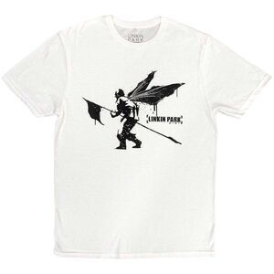 Linkin Park Unisex Adult Street Soldier Cotton T-Shirt / White